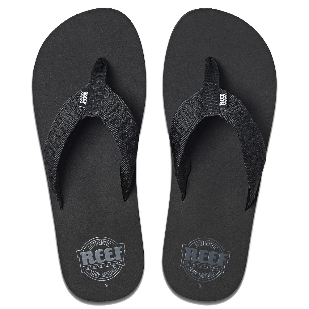 00313 Reef M Smoothy Sandal - BLACK
