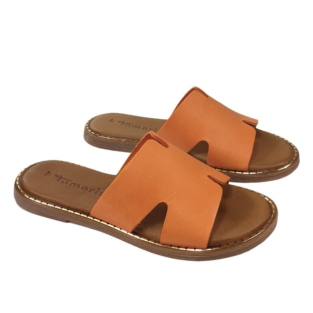 1-27135-32 Tamaris W Læder Sandal - ORANGE