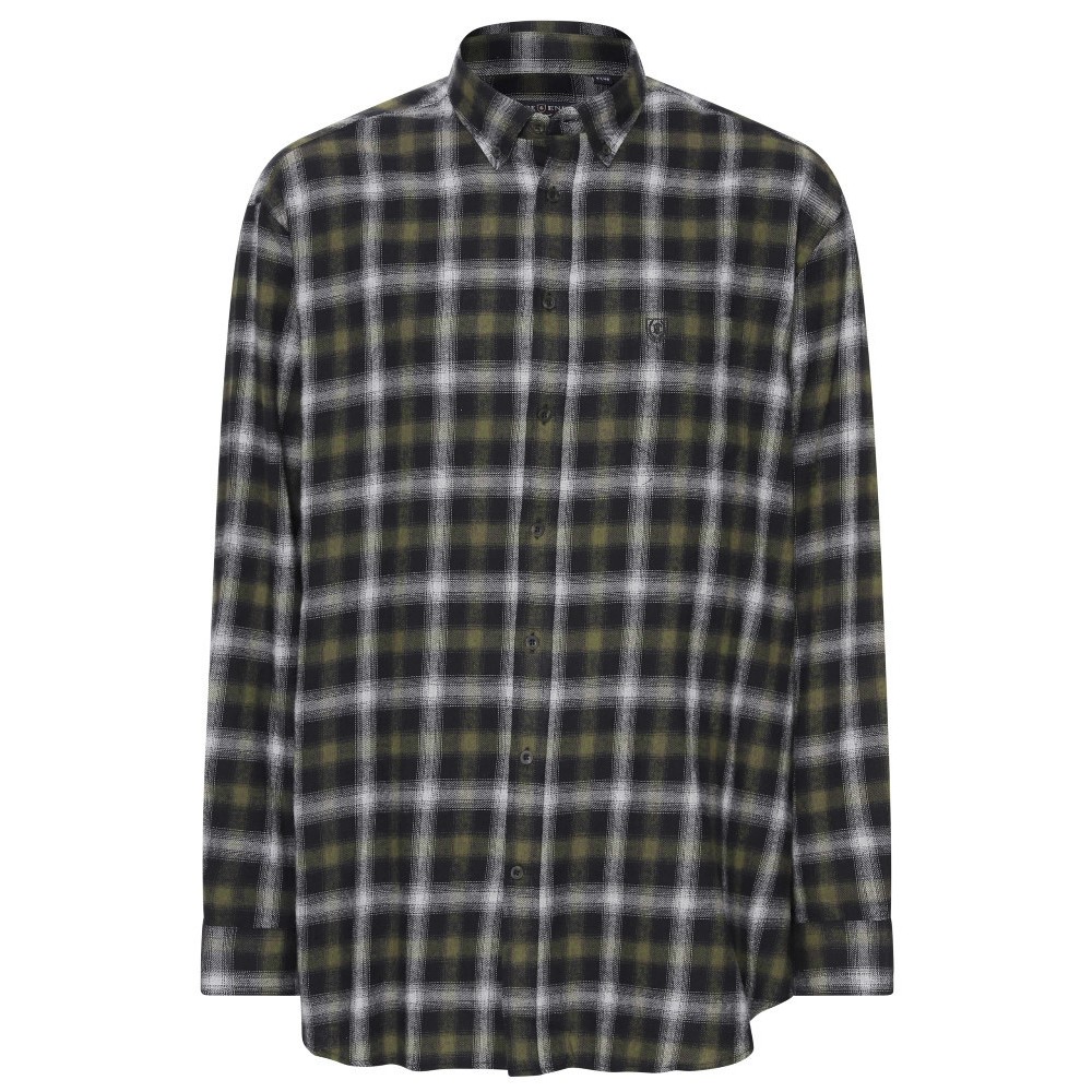 100422 Pre End M Farmer Skjorte - 9098 BLACK