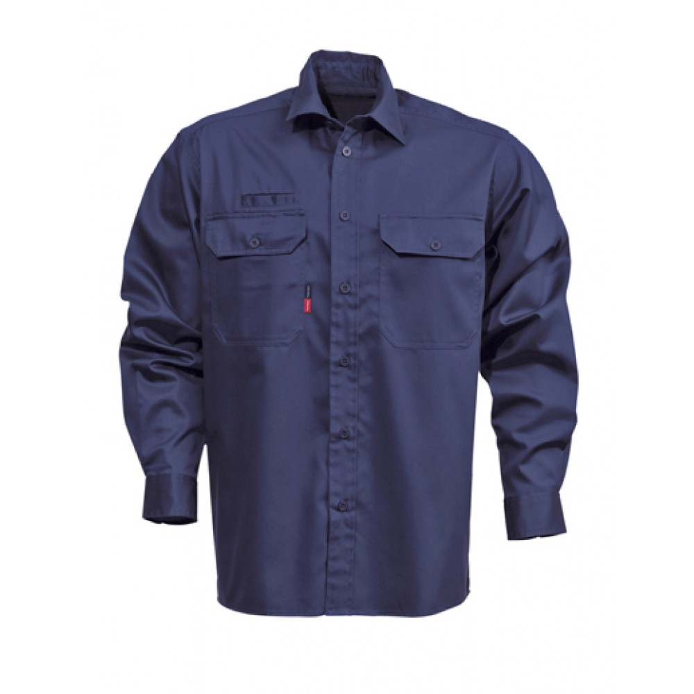 Kansas Bomulds Skjorte 7386 - 530 Kongeblå