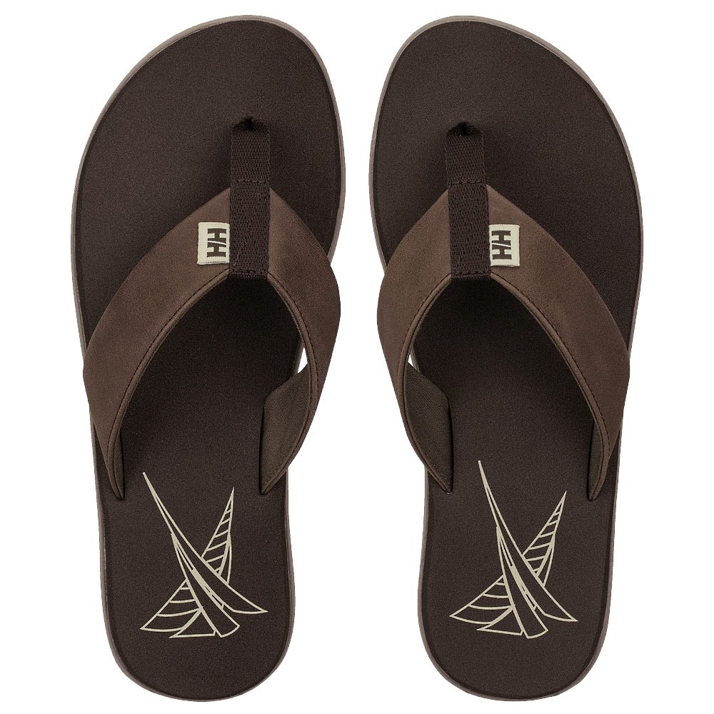 11495 Helly Hansen M Seasand Leather Sandal - FOSSIL BROWN
