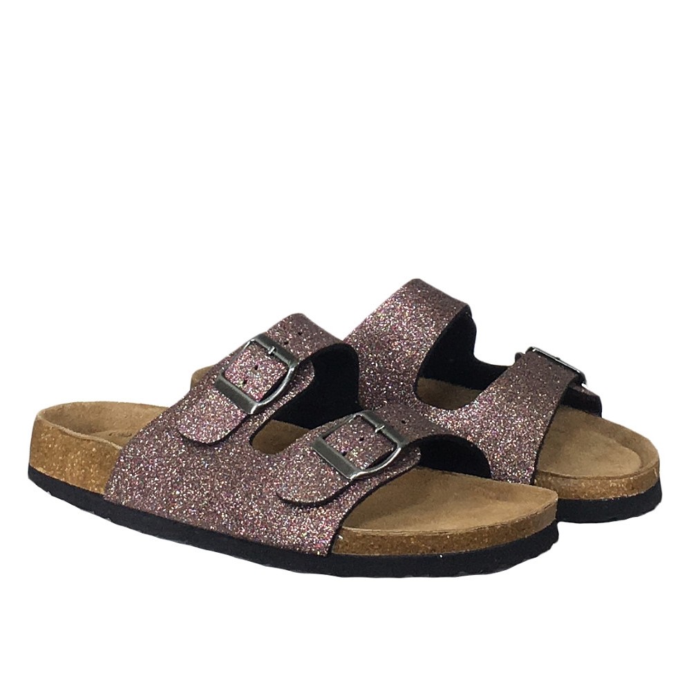 Cph-Comfort W Bio Two Strap Sandal - MULTI GLITTER