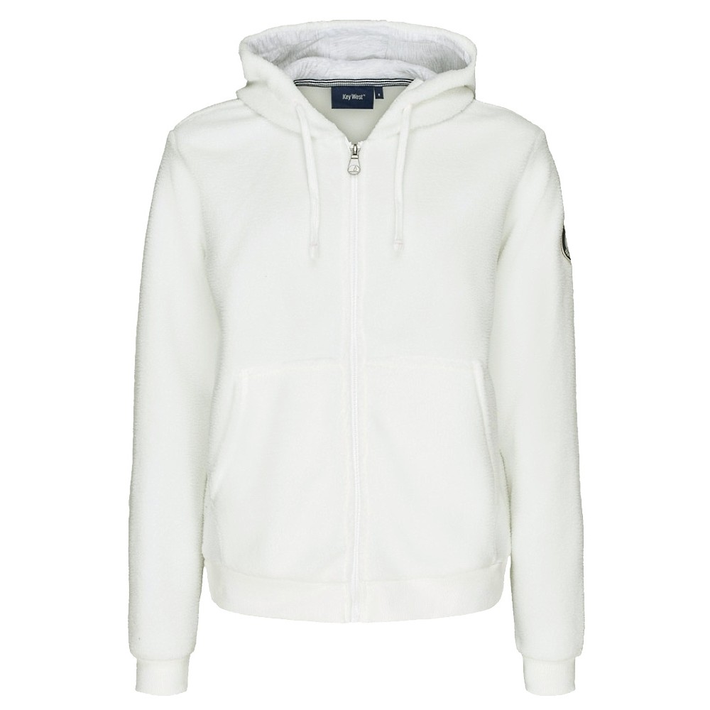 19-6-261 Sea Ranch W Cleo Fleecetrøje - 9020 LIGHT GREY