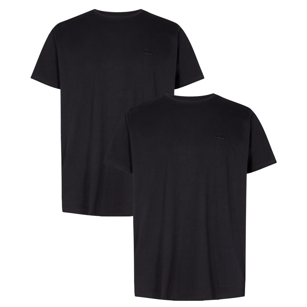 13357 Signal M Basic T-shirt 2-pack - 4057 WHITEGREY