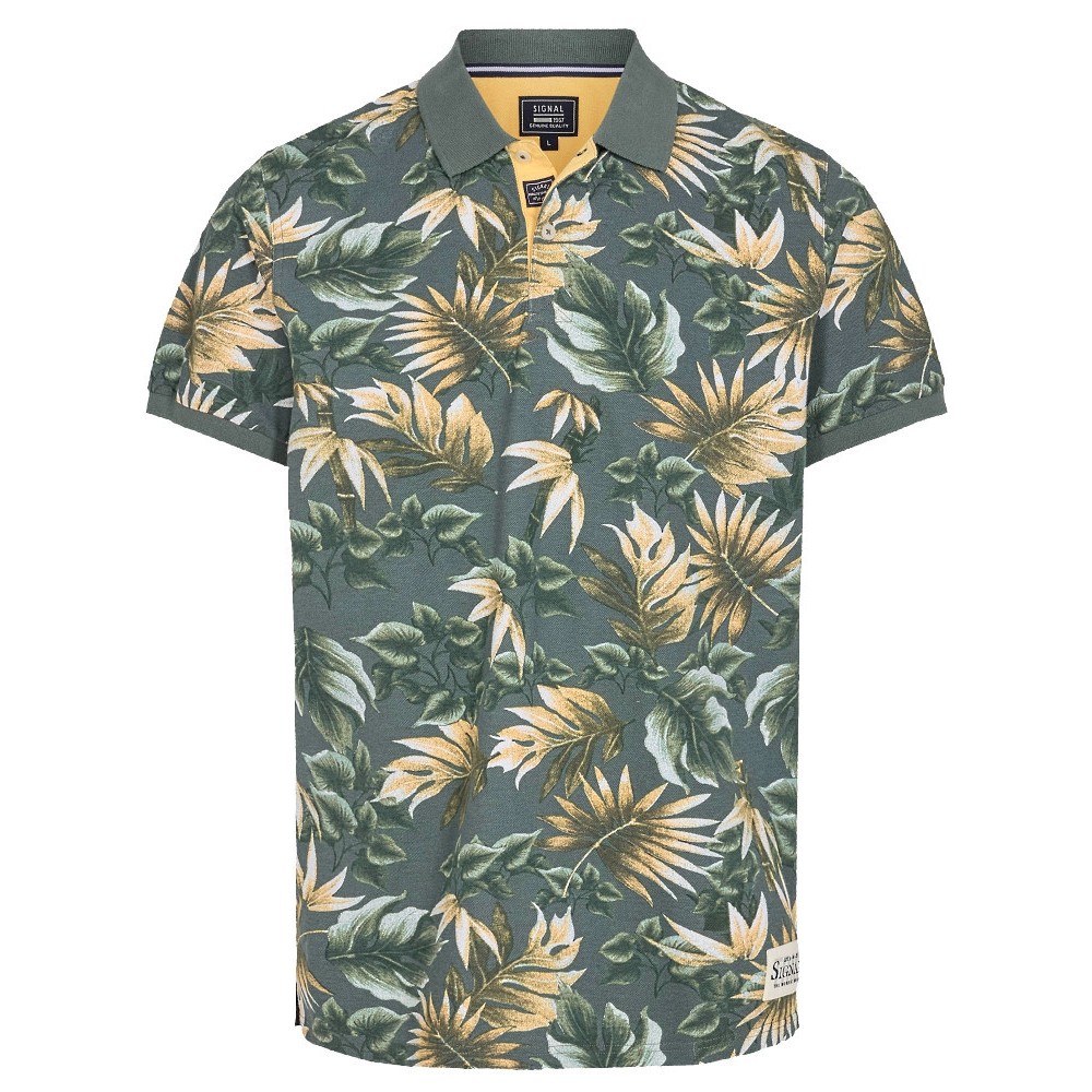 13387 Signal M Kalle Hawaii Pique Polo - 5398 NEW YORK BLUE