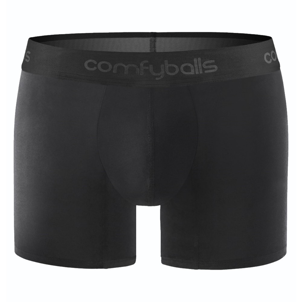 139-31-08 Comfyballs M Pitch Black Wood Boxershorts - BLACK