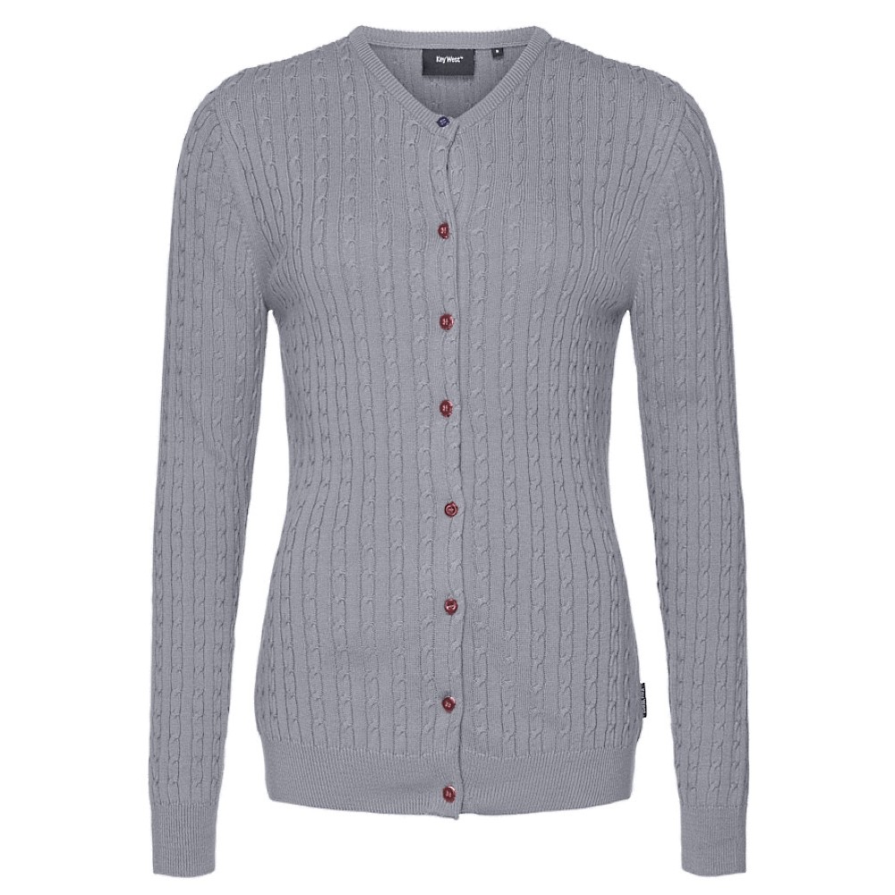 16-6-404 Key West W Jessica Cardigan - 9002-GREY