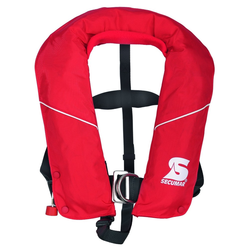 16379 Secumar Arkona Midi Redningsvest - RED-WHITE