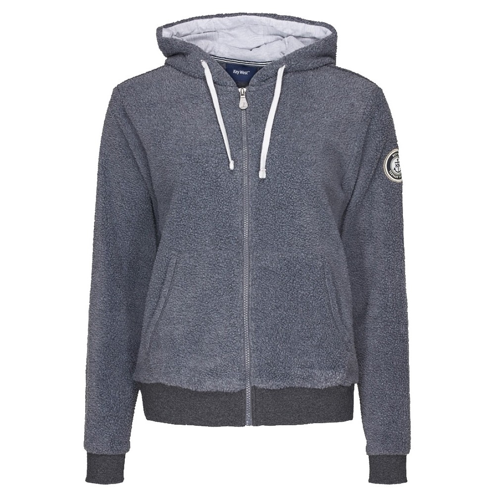 19-6-261 Sea Ranch W Cleo Fleecetrøje - 9020 LIGHT GREY