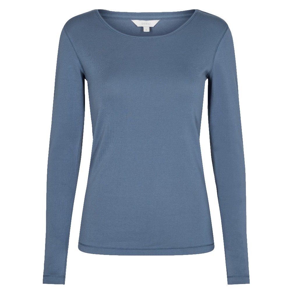 23162 Signal W Ursula LS T-Shirt - 7607-MARTINI-OLIVE