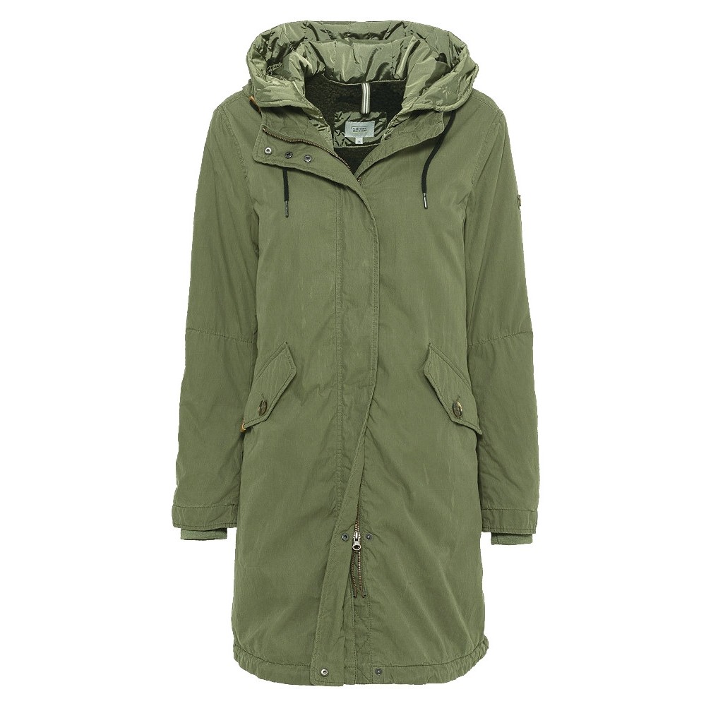 310641 Camel Active W 4R76 Frakke - 34 ARMY GRØN