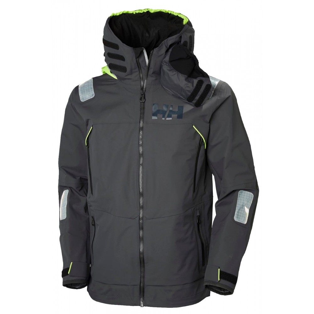 33869 Helly Hansen M Ægir Race Sejlerjakke - 980 EBONY