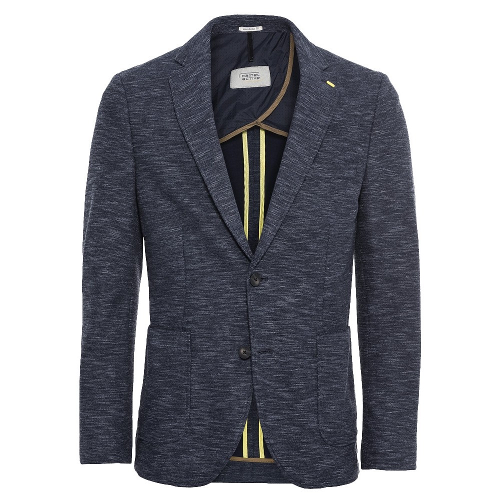 443855 Camel Active M 3E04 Blazerjakke - 40 BLUE MELANGE