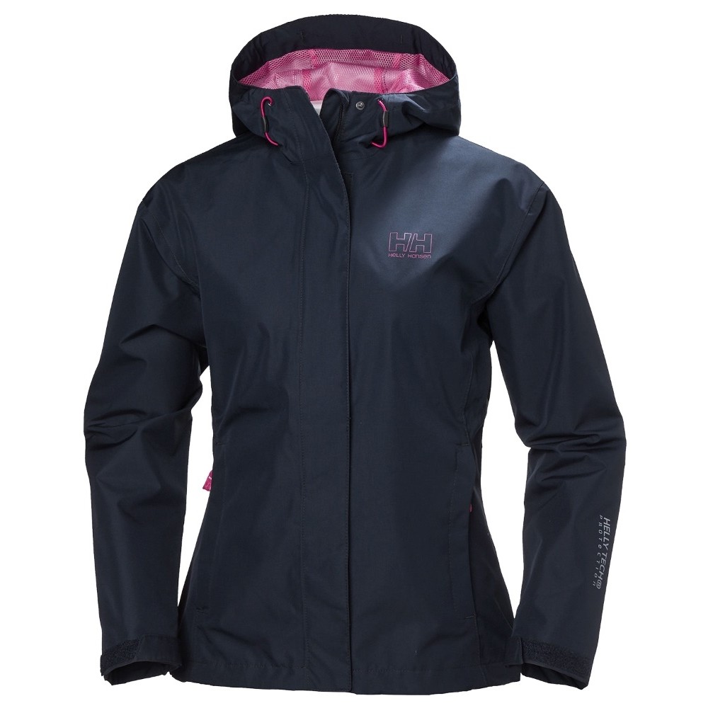 62066 Helly Hansen W Seven J Regnjakke - 065 RASPBERRY