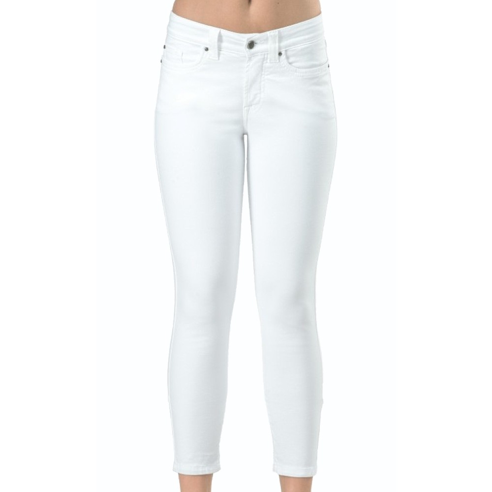 P1161AC-Q4845 Jonny Q W Jacky Stretch Sateen Bukser - 100 WHITE