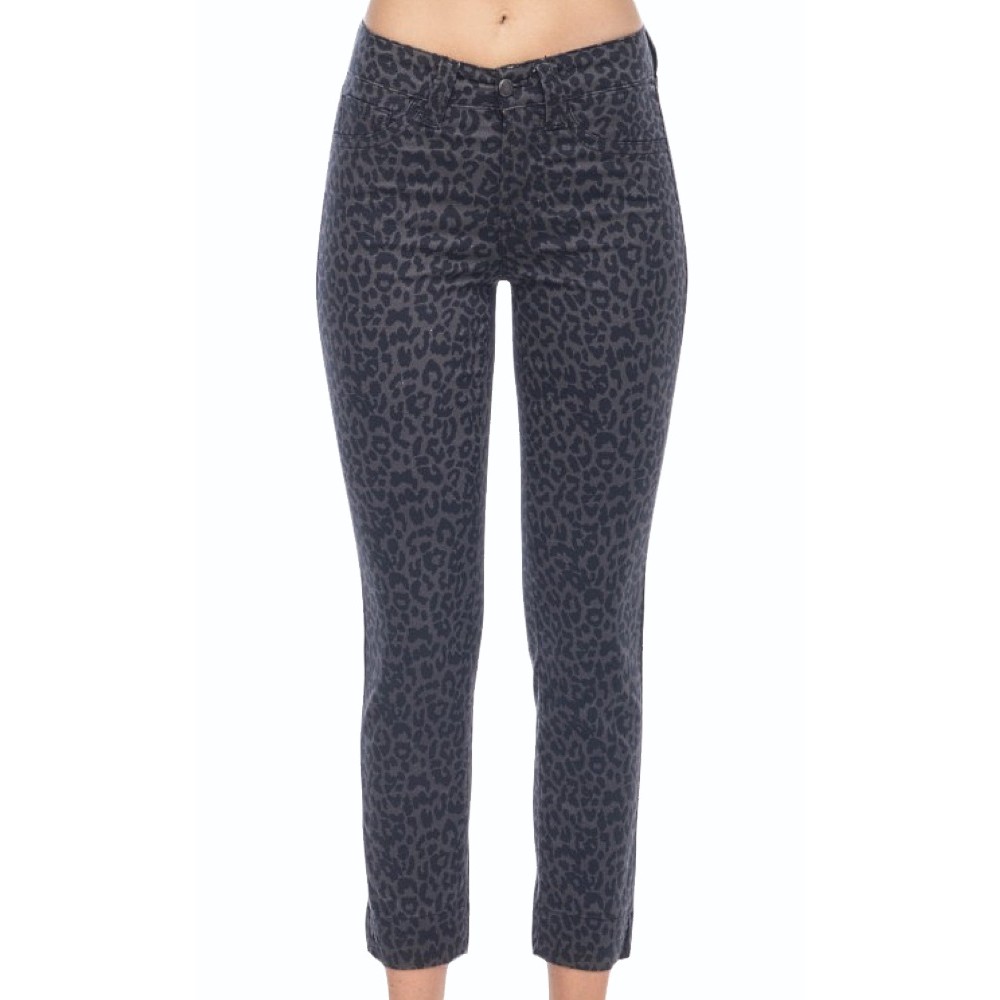 P1426-Q4831 Jonny Q W Sabrina Tech Stretch Bukser - BLACK LEO