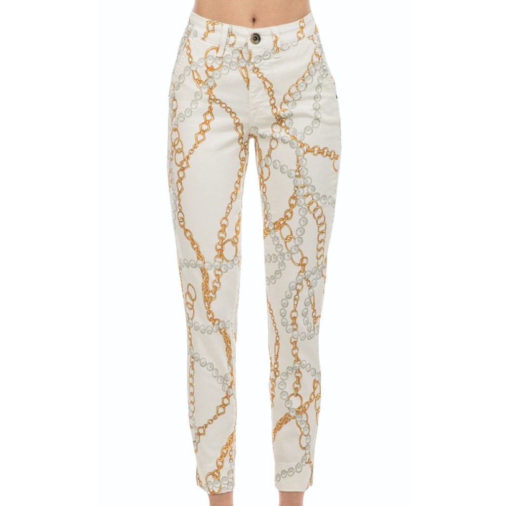 P1493-Q4867 Jonny Q W Grace Chain & Pearls Bukser - CHAINPEARL