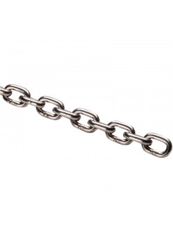 01003010 Kortleddet Kæde Rustfri DIN 766A