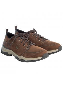 11222 Rieker M Læder Støvle - BROWN