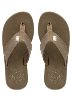 11496 Helly Hansen W Seasand Leather Sandal - 720 FOSSIL BROWN