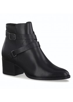 120-25064 Tamaris W Dame Støvle med Spænder - BLACK