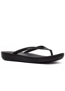 FitFlop W Iqushion Pearlised Sandal - BLACK