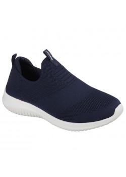 12837 Skechers W Ultra Flex First Take Sneaker - NAVY