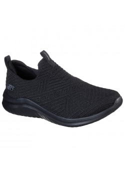 149180 Skechers W Ultra Flex 2.0 Slip-On Sneaker - BLACK