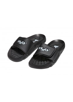 18037 H2O Badesandal med Velcro - BLACK