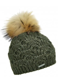 18187 Seeberger W Hue med Pompon 53-OLIVE