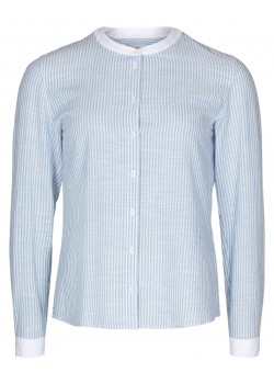 19-6-175 Sea Ranch W Beinta Skjorte - 4033 LIGHT BLUE WHITE