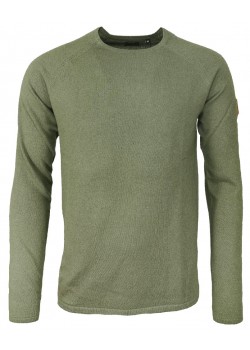 201175 Kopenhaken M Bilbao Recycled Pullover - 365 OLIVEN MELANGE