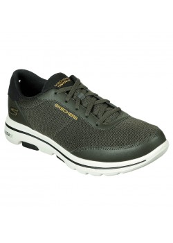 216012 Skechers M Go Walk 5 Sneaker - OLIVE 