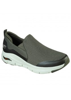 232043 Skechers M Arch Fit Banlin Slip-On Sneaker - OLIVE