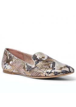 24218 Tamaris W Snakeprint Slip On Sko - 908 METALLIC SNAKE