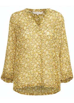 30304965 Part Two W Bitta Bluse - 34188 MINI FLOWER PRINT, YELLOW