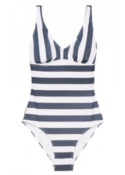 327 Esprit W North Beach Padded Badedragt - BLUE WHITE