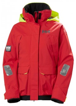 34177 Helly Hansen W Pier 3.0 Inshore Sejlerjakke - 222 ALERT RED