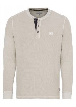 409302 Camel Active 4F02 Langærmet T-Shirt 10-SAND