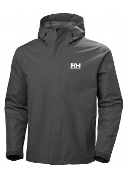 62047 Helly Hansen M Seven J Regnjakke - 964-CHARCOAL