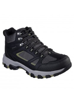 66277 Skechers M Relaxed Fit Selmen Støvle BLACK-GREY