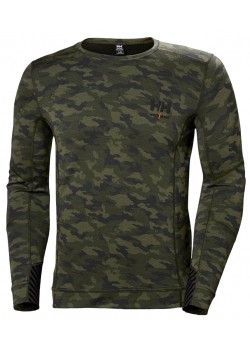 75106 Helly Hansen U Lifa Merino Crewneck - ARMY