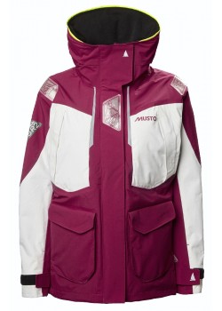 80902 Musto W BR2 Offshore Sejlerjakke 014 - CERISE/WHITE