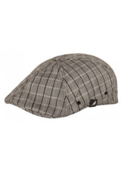 k5072 Kangol Plaid Flexfit Sixpence - GRÅ TERN