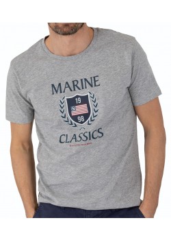 M2001 Marine Classics M Graphic T-shirt - LIGHT GREY MELANGE