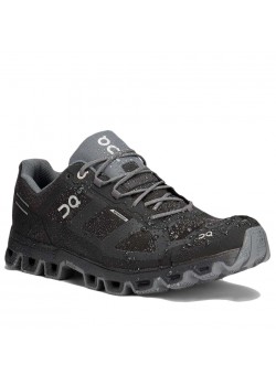 M 22 On-Running M Cloudventure Waterproof Sko - BLACK/GREY