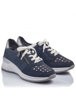 N4326 Rieker W Sporty Fritidssko - BLUE