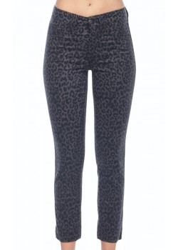 P1426-Q4831 Jonny Q W Sabrina Tech Stretch Bukser - BLACK LEO