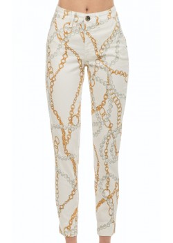 P1493-Q4867 Jonny Q W Grace Chain & Pearls Bukser - CHAINPEARL
