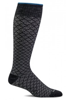 sw100w Sockwell W Featherweight Fancy Strømper - BLACK